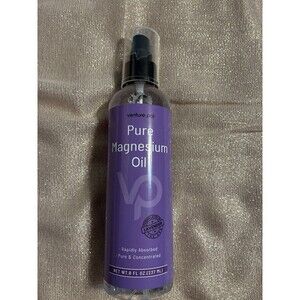 100% Pure Magnesium Oil Spray with Lavender Fast Absorption Concentrated 8 fl oz